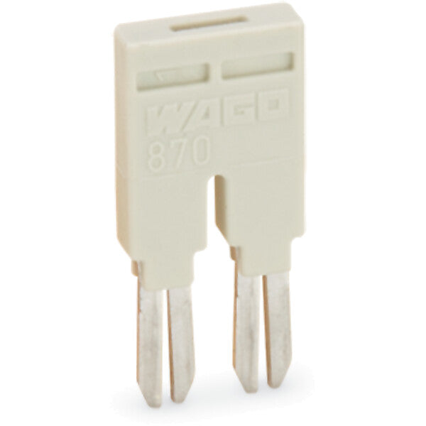 WAGO Kammbrücker 2-fach lgr 870-402